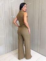 CONJUNTO CALÇA E COLETE DE ALFAIATARIA NAPOLEN