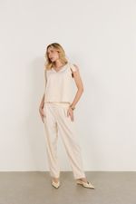 CONJUNTO CALÇA E BLUSA LORIS TWILL BERNA