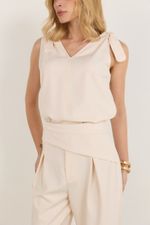 CONJUNTO CALÇA E BLUSA LORIS TWILL BERNA