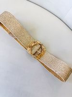 CINTO DE PALHA DOURADO WINLIR