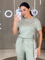 CONJUNTO MOLETINHO CALÇA E BLUSA JUICE