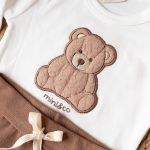 Body longo c/ Calça (Mijão) em algodão egípcio Fofy Bear - Mini & Co.