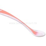 Kit 2 Colheres de Treinamento Termosensível Hot Safe Rosa (4m+) - Nuby