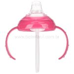 Copo com Alça Tritan Grip n' Sip Flor 240ml (4m+) - Nuby