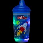 Copo Térmico Pisca-pisca Easy Sip Azul 300ml (6m+) - Nuby
