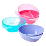 Kit 4 Pratos Fundos Easy Scoop Rosa e Turquesa (7m+) - Tommee Tippee