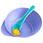 Kit 4 Pratos Fundos Easy Scoop Rosa e Turquesa (7m+) - Tommee Tippee