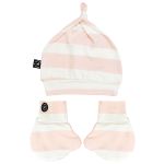 Kit Gorro e Luva em malha Aurora - Penka & Co.