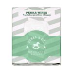 Kit com 3 fraldinhas de boca para bebê em malha Penka Wipes - Penka & Co.