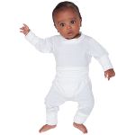 Pijama longo em viscolycra PJ Penka Milú Off White - Penka & Co.