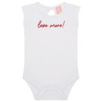 Body regata c/ Short para bebê Love More - TMX