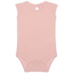 Jardineira c/ Body regata para bebê em moletinho Happy Mescla - TMX