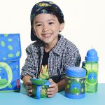 Garrafa c/ Canudo Flip Zoo Dino 384ml (12m+) - Skip Hop