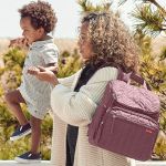 Mochila Maternidade Forma Lilás Rosado - Skip Hop