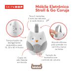 Móbile Eletrônico Portátil Stroll & Go Coruja (0m+) - Skip Hop
