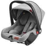 Travel System: Carrinho Sway + Bebê Conforto + Base Isofix Cinza (0-15kg) - Litet