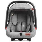 Travel System: Carrinho Sway + Bebê Conforto + Base Isofix Cinza (0-15kg) - Litet