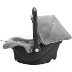 Travel System: Carrinho Sway + Bebê Conforto + Base Isofix Cinza (0-15kg) - Litet