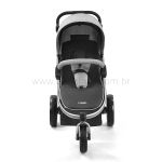 Travel System: Carrinho Sway + Bebê Conforto Cinza (0-15kg) - Litet