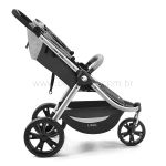 Travel System: Carrinho Sway + Bebê Conforto Cinza (0-15kg) - Litet