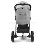 Travel System: Carrinho Sway + Bebê Conforto Cinza (0-15kg) - Litet