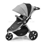 Travel System: Carrinho Sway + Bebê Conforto Cinza (0-15kg) - Litet