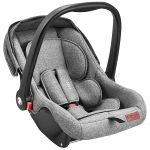 Travel System: Carrinho Sway + Bebê Conforto Cinza (0-15kg) - Litet