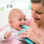 Luva para Cuidado Oral do bebê Oral Care Rabbit (0m+) Boys - MAM