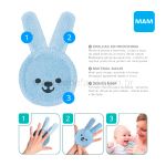 Luva para Cuidado Oral do bebê Oral Care Rabbit (0m+) Boys - MAM
