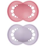 Chupeta Original Borracha Natural Rosa 2pçs (16m+) - MAM