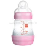 Mamadeira Anticólica Easy Start 160ml Rosa (0m+) - MAM