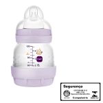 Mamadeira Anticólica Easy Start 130ml Lilás (0m+) - MAM