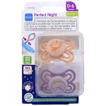 Chupeta Perfect Night Girls 2pçs (0-6m) - MAM