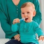 Escova de Dentes Baby's Brush 2 Unidades Azul (6m+) - MAM