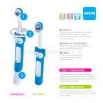 Escova de Dentes Learn to Brush 2 Unidades Azul (5m+) - MAM
