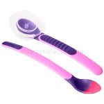 Kit 2 Colheres Termossensíveis com protetor Lilás (6m+) - MAM