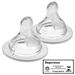 Bico Antivazamento de Silicone Fluxo Rápido (4m+) 2 unidades - MAM