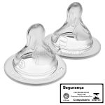 Bico 3 de Silicone Fluxo Rápido (4m+) 2 unidades - MAM