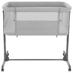 Berço Co-Sleep Noah Light Grey (0-6m) - Kikka Boo