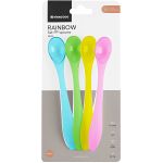 Conjunto de 4 Colheres Rainbow (6m+) - Kikka Boo