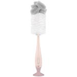 Escova para Mamadeira e Bico 2 em 1 Rosa (0m+) - Kikka Boo