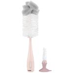 Escova para Mamadeira e Bico 2 em 1 Rosa (0m+) - Kikka Boo