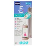 Mamadeira Perfect 5 240ml Fluxo Médio Rosa (2m+) - Chicco