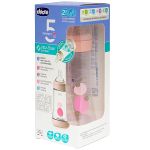Mamadeira Perfect 5 240ml Fluxo Médio Rosa (2m+) - Chicco