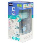 Mamadeira Perfect 5 150ml Fluxo Inicial Azul (0m+) - Chicco