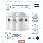 Recipiente para Leite Materno (150ml) 4 un - Chicco