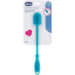 Escova para Mamadeiras em Silicone Turquesa (0m+) - Chicco