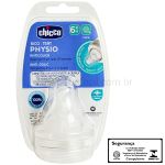 Bico Physio Perfect 5 Fluxo Papa 2un (6m+) - Chicco