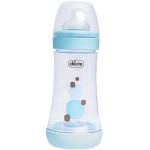 Mamadeira Perfect 5 240ml Fluxo Médio Azul (2m+) - Chicco