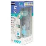 Mamadeira Perfect 5 240ml Fluxo Médio Azul (2m+) - Chicco